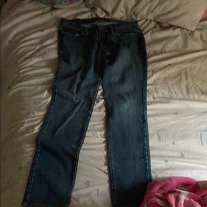 Abercrombie & Fitch Straight Leg Blue Jeans
